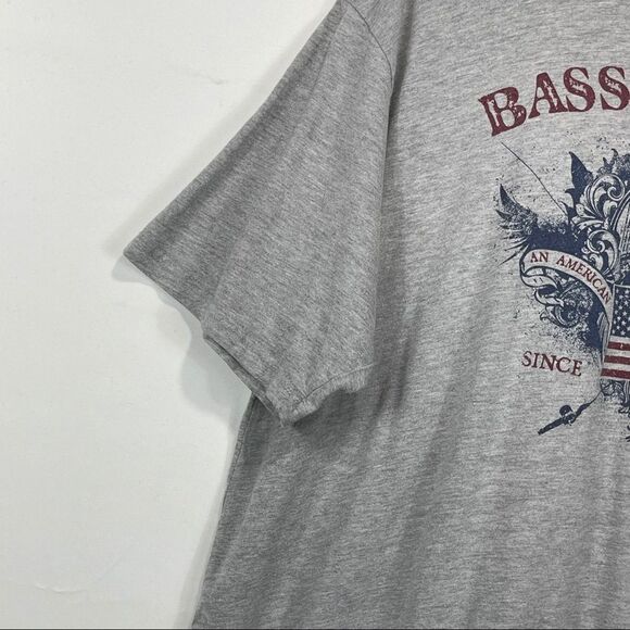 Bass Pro Shops Gray T-Shirt An American Tradition - Picture 4 of 11